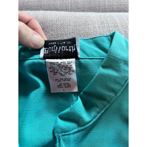 Vintage Teal Color BonWorth NWT Bonber Style Jacket XL - Picture 4 of 14